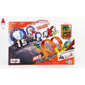 1/43 MAISTO TRACK - PISTA NXS RACER DUAL RACE CHALLANGE ORANGE